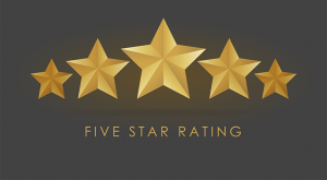 Five star rating image